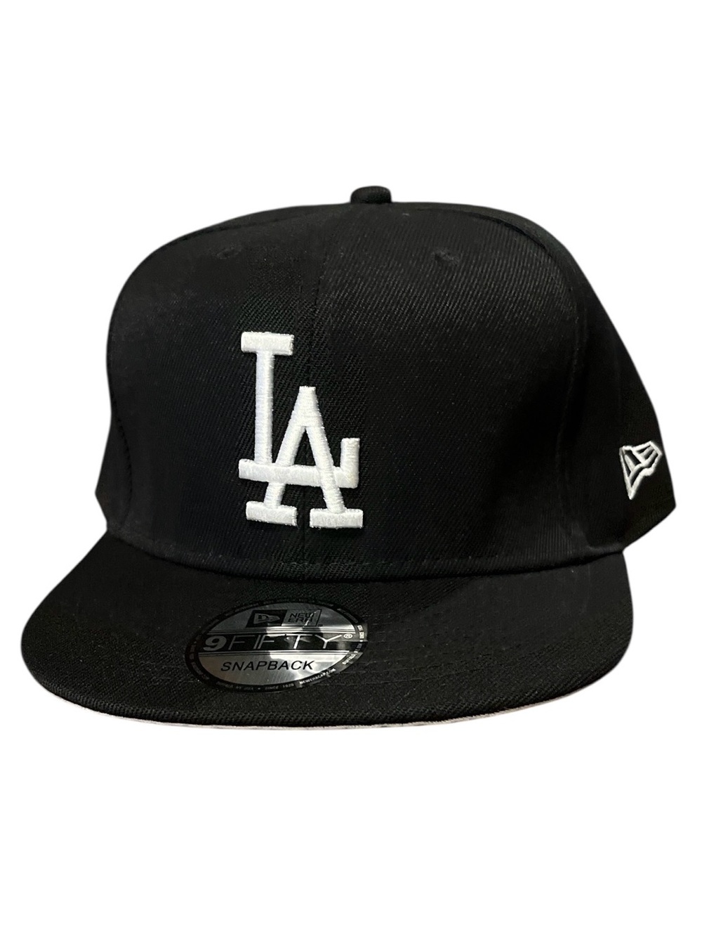 Los Angeles Dodgers New Era 9Fifty SnapBack Adjustable Hat Black & White